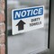Signmission Dirty Towels (Up Arrow) Sign With Symbol, 18 in W x Rectangle, Vinyl Decal OS-2PACK-NS-D-1218-L-11045 - alternate 3